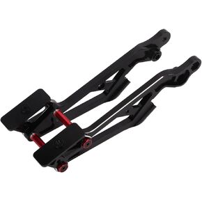 Metal Rear Wing Mount Set, RC Rear Wing Mount Set Remote Control Car Upgrade Accessory for Arrma Kraton 1/8 Model (Black Red) Arrma Kraton Wing