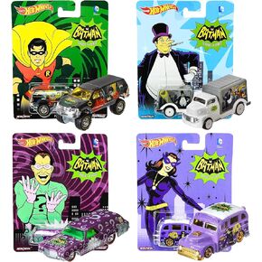 Hot Wheels Pop Culture Batman-Cast 6-Pack