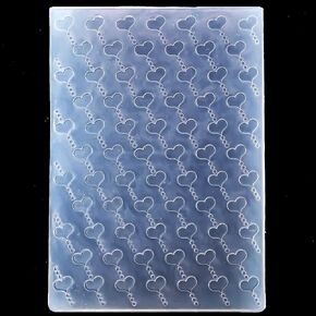 Heart Love Background Plastic Embossing Folders for Card Making Scrapbooking and Other Paper Crafts 3122535