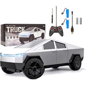 Cyber Truck Remote Control Car - CyberTruck Toy, 2.4GHz Remote Control Cars with Long Battery Life and Light Effects RC Car, Gifts for 3 4 5 6 7 + Year Old Boys/Girls