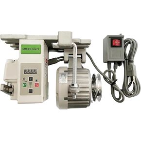 ماكينة الخياطة محرك سيرفو محرك لآلة الخياطة الصناعية AC110V الطاقة 1HP (750W) ، محرك عكسي بدون فرش مع وحدة تحكم ومفتاح القدم (750 ، واط)