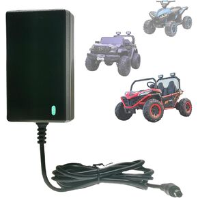 24V Charger for Ride On Toy Cars,24Volt Battery Charger Truck SUV Trax Electric Car,Kids Toy Car Charger 24 Volt Car Ride On Replacement Parts Supply Power Adapter