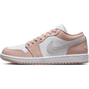 Nike Air Jordan 1 Low Women's Shoes (DC0774-120, White/Particle Beige/Light Bone) Size 11