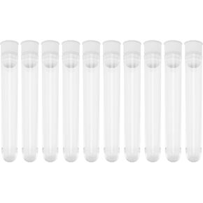 The Lord of the Tools 10PCS Sewing Needles Container Transparent Plastic Needle Storage Container Needlework Tool with Cap Sewing Embroidery Accessories 8.72×1.2cm
