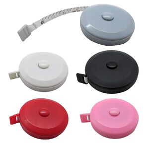 Measuring Tape Set (Pack of 5) - Measuring Tool for Waist & Body Measurement, Sewing, Tailor, Craft, DIY, Knitting, Fitness - Retractable, Soft & Flexible
