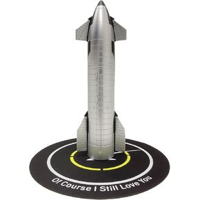 1:144 Scale SpaceX Starship Model 13.43in Height Durable Plastic Material, Includes a Sturdy Bracket, and Collectible for Space Enthusiasts
