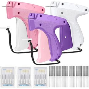 3 Kits Stitch Gun for Clothes Quick Clothing Fixer Micro Stitch Stapler for Clothes with 15 Needles 6000 Fasteners