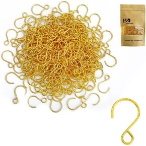 300pcs Crystal Beads S Shape Hooks DIY for Arts & Crafts, Chandelier Suncatchers,Homemade Jewelry Making Crystal Lamps, Crystal Curtain, Crystal Garland(Silver)