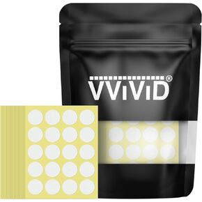 VVIVID Double Sided Sticker Dots for Candle Making - 0.59-inch (15 mm) Pack of 400
