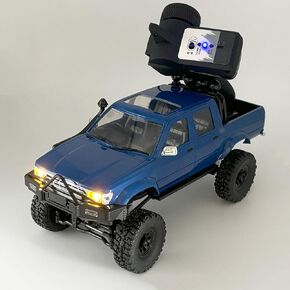 RC Rock Crawler WPL C64-1 RC Truck 4x4 1/16 RC Crawler Off Road Pickup Hobby RTR All Terrain 260 Motor Upgraded Chassis Proportional Throttle Steering 2.4GHz Axle Mounted Servo Adult
