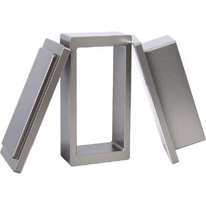 2x4 Inch Pre Press Mold, Made of Food Grade Anodized Aluminum - Pair It with 2-Inch Width Filter Bags