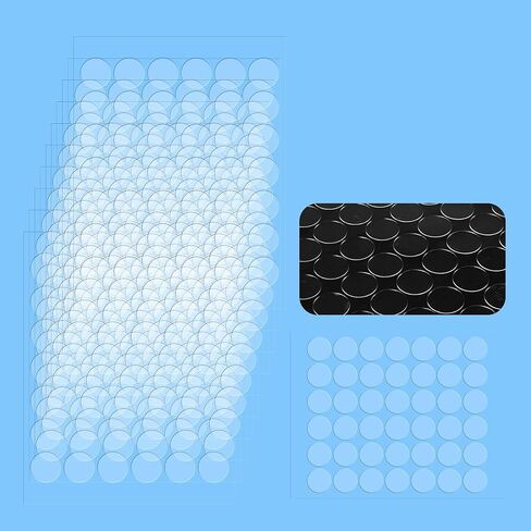 420Pcs Round Double Sided Clear Sticky Dots, Adhesive Removable Mounting Putty, Poster Putty for Walls No Damage Glue Dots for Home, Office, 10 * 10mm in Saudi Arabia