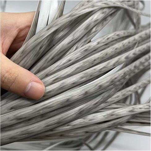 ECYC Ltd 196ft Rattan Repair Kit for Wicker Furniture, 8mm Wide Flat Synthetic Rattan Weaving Material Wicker Repair Supplies Plastic Rattan Repair Strips for Repair and Fixing Patio Furniture in Saudi Arabia