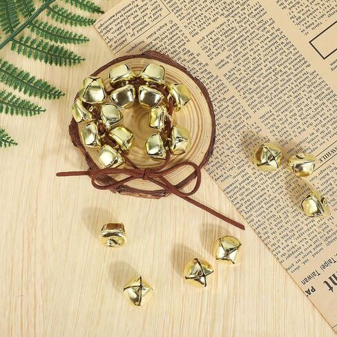 200 PCS Metal Crafts Bells Bells 0.5inch/12mm Bells Small Bells Silver Bells Christmas Discorative Bells Little Decoration Diy Christmas Festival Decorations in Saudi Arabia