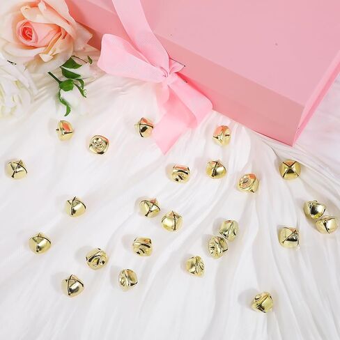 200 PCS Metal Crafts Bells Bells 0.5inch/12mm Bells Small Bells Silver Bells Christmas Discorative Bells Little Decoration Diy Christmas Festival Decorations in Saudi Arabia