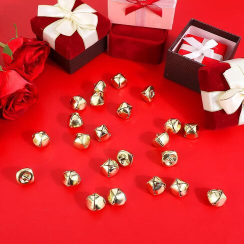200 PCS Metal Crafts Bells Bells 0.5inch/12mm Bells Small Bells Silver Bells Christmas Discorative Bells Little Decoration Diy Christmas Festival Decorations in Saudi Arabia