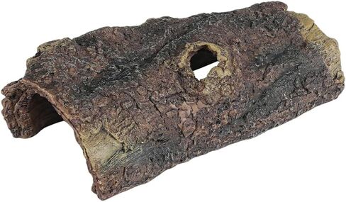 Reptile Hides Resin Hollow Tree Trunk Hideout – Reptile and Amphibians Caves. Premium Non-Toxic Decorative Resin for Terrariums. Ideal for Lizards,Snakes,Geckos,Frogs,Spiders,Scorpions... Large Size in Saudi Arabia