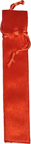Indian Consigners Velvet Drawstring Pen Sleeve Covers, Pencil Holder Pen Case Soft Pouch Gift Bag, 20 Pcs (Red) in Kuwait