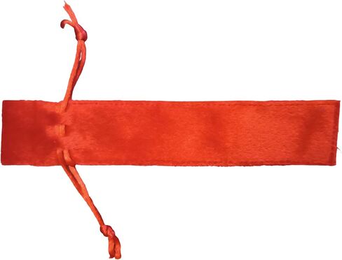 Indian Consigners Velvet Drawstring Pen Sleeve Covers, Pencil Holder Pen Case Soft Pouch Gift Bag, 20 Pcs (Red) in Kuwait