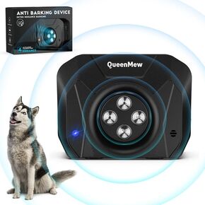 Anti Barking Device, Bark Control Device, Dog Barking Deterrent with 3 Adjustable Level Sonic Bark Up Dog Training Tools to 33 Ft Range Safe for Dogs and Human