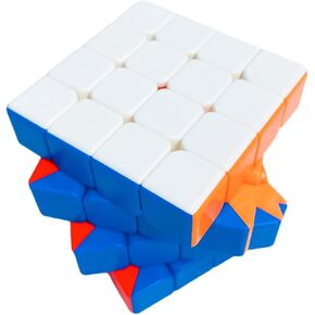 Moyu RS4M Magnetic 4x4 Speed Cube 96 Magnets Supporting Adjustable Elasticity for Smooth Turning Dual Anti-Stick Design Stickerless Master Cube