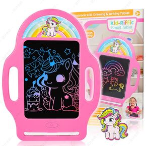 LAEBULD LCD Writing Tablet for Kids - 8.5 Inch Drawing Tablet Toy Kids Toys for Girls Boys Drawing Pad for 3 4 5 6 7 8 Year Old Kid Birthday Gifts for Girls and Boys Pink