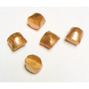Pure Copper 99.99% Oxygen Free Cu Metal Anodes Slugs Melting Casting Alloy 1 Lb