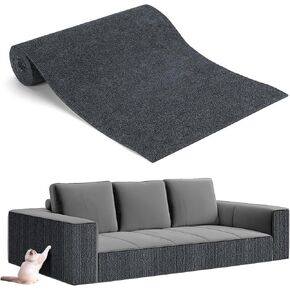 Cat Scratch Furniture Protector - حصيرة جدار خدش لزجة متينة (78.7 "x15.8") مع دعم ذاتي اللصق ، للأريكة والأريكة والجدار وشجرة القطط و DIY CATBING SCRINCHER