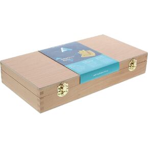 Art Alternatives Artist's Sketch Box with Palette, Brown