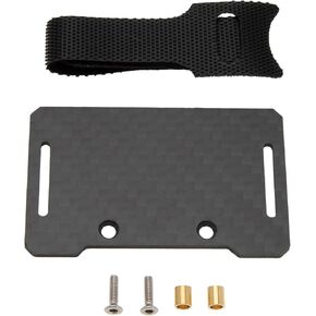 MEUS RACING Carbon Fiber Battery Tray for Traxxas TRX4M Defender Bronco K10 F150 1/18 RC Crawler Car Upgrades