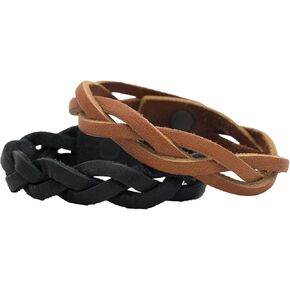 Silver Creek Silver Creek Leather Kit, Mystery Braid Bracelets (CS413608),Brown