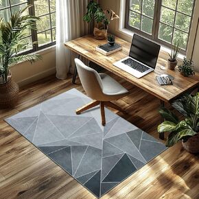 Chair Mat for Hardwood Floor, 55"x35" Office Chair mat for Rolling Chairs, Computer Chair Mat,Desk Chair Mat - Large Anti-Slip Office Rug Floor Protector for Office/Home, Black