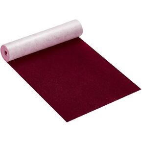 بقع مخملية ذاتية اللصق - 1 حزم تصحيح تصحيحات تصحيحات النسيج يناسب الأكياس للأكياس الأرائك - حقائب الظهر اللاصقة تصحيح 58 "x8" الأحمر الداكن in Kuwait