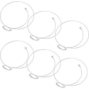 CHGCRAFT 6Pcs Magnifier Loupe Holder Steel Magnifying Glass Holder Eyeglass Accessories Jewellers Loupe Band Eye Loupes Headband Loupe Holder