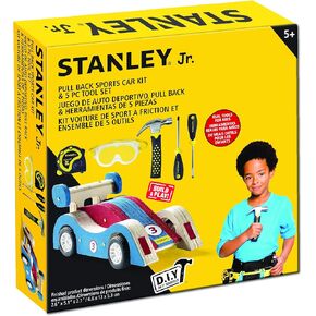 STANLEY Jr. Pull Back Sports Car & 5 PC Toolset