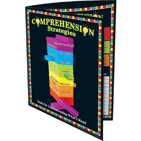 Really Good Stuff Comprehension Trifold 3-Pocket Folder- 12 Folders