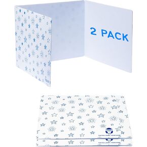 2 Plastic Privacy Folders for Students — Durable + Erasable — Desk Divider Privacy Panel, Easy-Store Privacy Shields for Student Desks, Testing Dividers for Classroom, Test Dividers for Student Desks