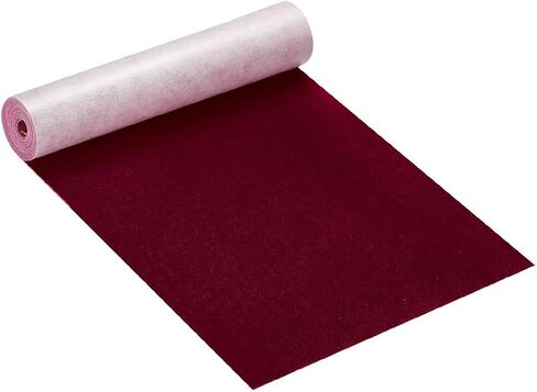 بقع مخملية ذاتية اللصق - 1 حزم تصحيح تصحيحات تصحيحات النسيج يناسب الأكياس للأكياس الأرائك - حقائب الظهر اللاصقة تصحيح 58 "x8" الأحمر الداكن in Kuwait