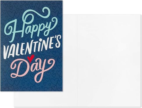 Hallmark 13" Large Valentine's Day Gift Bag with Card and Tissue Paper (Blue Happy Valentine's Day) in Saudi Arabia