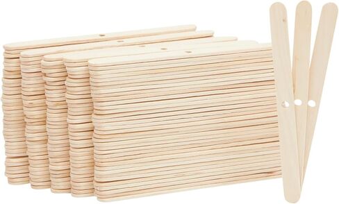 إبداعات مشرقة حاملي الفتيل الخشبي لصنع الشموع ، أداة توسيط الضابط (4.4 بوصة ، 250 حزمة) in Kuwait