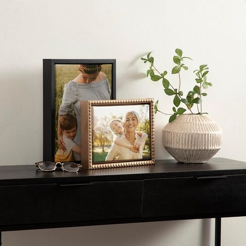 Kate and Laurel Custom Printed Canvas Wall Art ، 8x10 White ، Sylvie Personal Canvas طباعة مع صورك لغرفة النوم أو معرض غرفة المعيشة | مطبوعة ويد في الولايات المتحدة in Kuwait