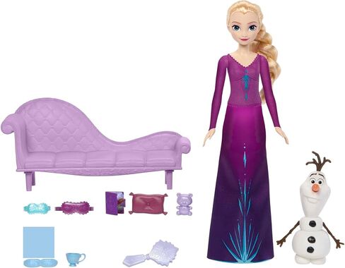 Mattel Disney Princess Dolls, Elsa Posable Fashion Doll with Signature Clothing and Accessories, Disney's Frozen Movie Toys in Saudi Arabia