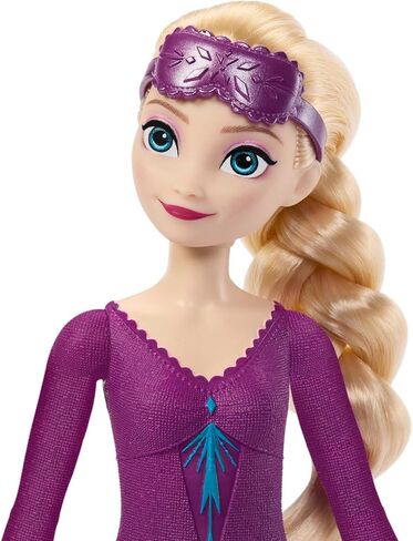 Mattel Disney Princess Dolls, Elsa Posable Fashion Doll with Signature Clothing and Accessories, Disney's Frozen Movie Toys in Saudi Arabia