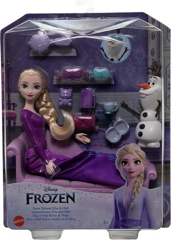 Mattel Disney Princess Dolls, Elsa Posable Fashion Doll with Signature Clothing and Accessories, Disney's Frozen Movie Toys in Saudi Arabia