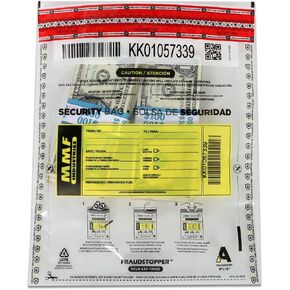 MMF Industries Wudraudstopper-Thipent-Pictaintced الأكياس ، 2.5 مم ، 9 × 12 بوصة ، 100 كيس لكل صندوق ، Clear (2362010n20) in Kuwait