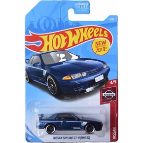 Hot Wheels Nissan Skyline GT-R, Nissan 4/5 [Blue] - Nissan Skyline