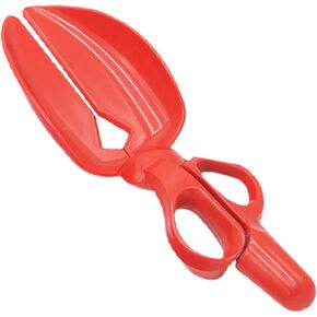 QWEQWE Poop Scooper for Dogs,pet Pooper Scooper Scissors,Picker Poop Collector Tongs Long Handle Dog Clip Toilet cat Stool Clip Shovel cat Toilet Pets for Large Dogs, Small Dogs, Cats and oth.Red