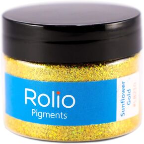 Holographic Glitter Set - 12 Jars, 15g Each, Cosmetic Holographic Grade Glitter for Resin, Makeup, Face & Body Art, Craft Supplies, Nail Decoration - Pure Set (15g)