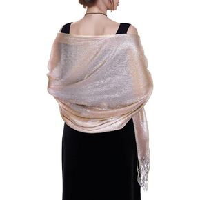 Women's Pashmina Shawls Wraps Scarf for Evening Dresses Bridal Bridesmaid Wedding Winter Large Warm Soft Silky Scarves