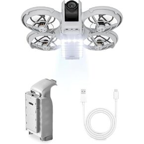 LED Night Flying Lights Neo Battery Protector for DJI Neo Accessories, Night Light Landing Gear Luminous Tripod Anti-Collision for DJI Neo Drone